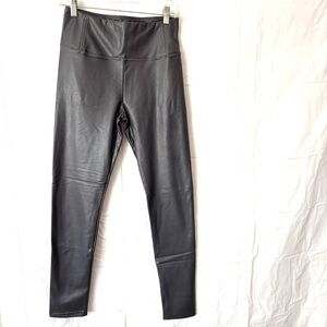 NWOT Bagatelle High-Rise Black Vegan Leather Leggings SZ M